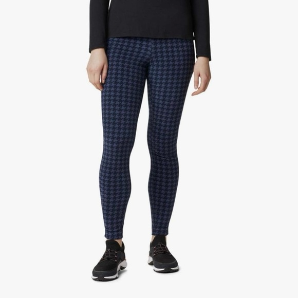Columbia Blue Houndstooth Fleece Leggings - Picture 12 of 16